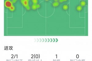 帕夫洛维奇本场数据：打进制胜球，7次解围，5次成功对抗